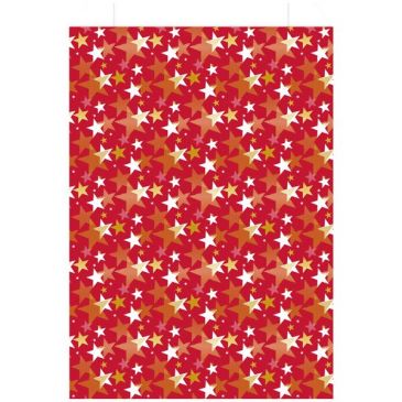 Sachet cadeau étoile 124.5x20cm