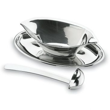 Saucière avec louche et plateau - Luxe