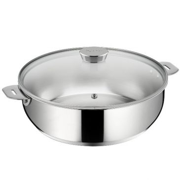 Sauteuse 24 cm inox + couvercle - Salvaspazio+
