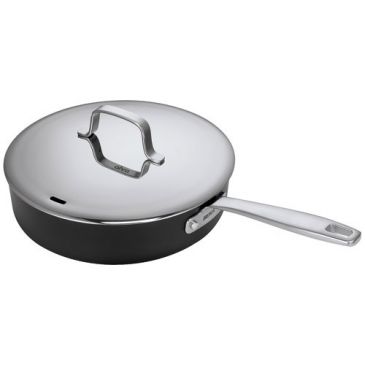 Sauteuse revêtue 24 cm + couvercle inox - Maestro