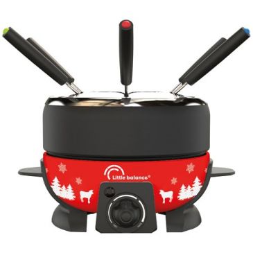 Service à fondue 8 personnes Rouge - Happy Meuuuh - 8689