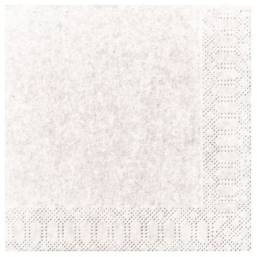 Lot 20 serviettes 33 x 33 cm Blanc