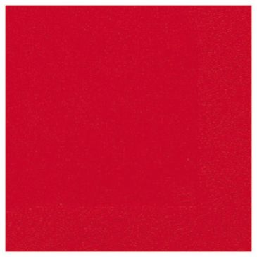 Lot 20 serviettes 33 x 33 cm Rouge