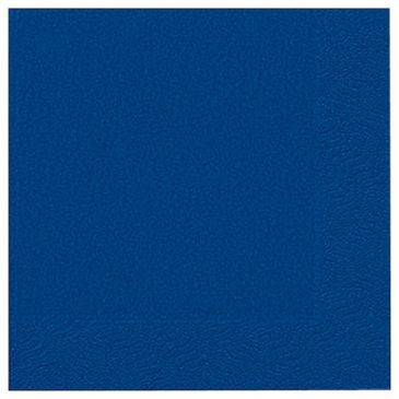 Lot 20 serviettes 33 x 33 cm Bleu Foncé