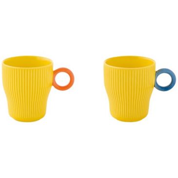 Set 2 mugs 30 cl Jaune - Twist & Match