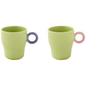 Set 2 mugs 30 cl Vert - Twist & Match