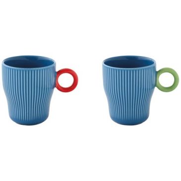 Set 2 tasses à café 9 cl Bleu - Twist & Match