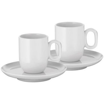 Set 2 tasses expresso 6 cl avec sous-tasses - Barista