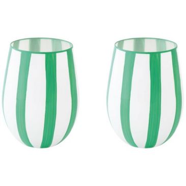 Set 2 verres à eau 50 cl Vert - Twist & Match