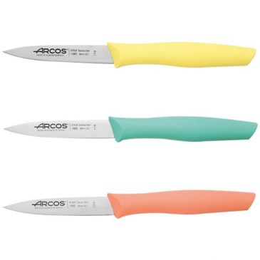 Set 3 couteaux Office 10 cm Assortis - Nova