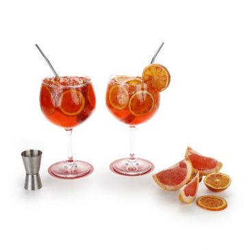 SET COCKTAIL 2 PAILLES + DOSEUR