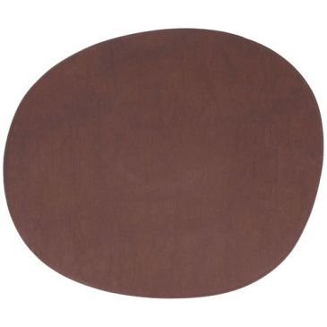Set de table ovale 43.5 x 36.5 cm Marron Foncé - Dinner