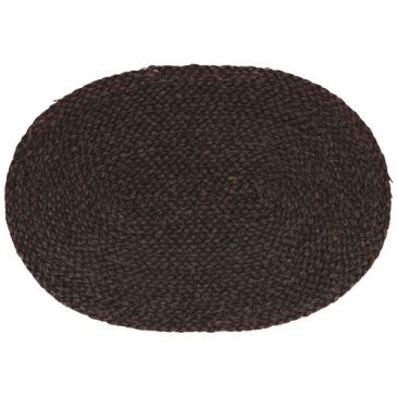 Set de table ovale 45 cm Noir - Tabletop