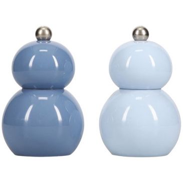 Set moulin à poivre et à sel 12 cm Bleu - Betty