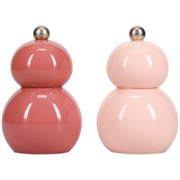 Set moulin à poivre et à sel 12 cm Rose - Betty