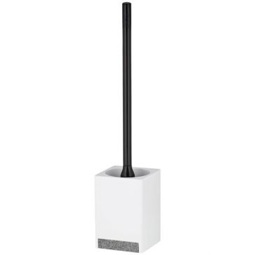 Set WC Blanc Mat & Aspect Pierre - Cube