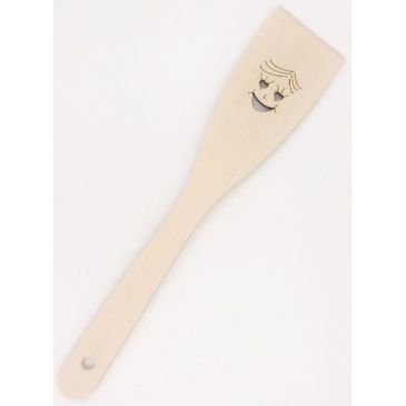 Spatule bois 30 cm - Smiley