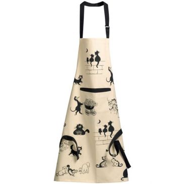 Tablier 72 x 85 cm Beige 3 Chats - Dubout