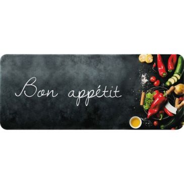 Tapis de cuisine 50 x 120 cm - Bon Appétit