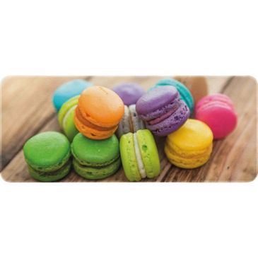 Tapis decor de cuisine macarons minis 50x120 cm