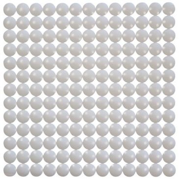 Tapis fond évier bulles blanc