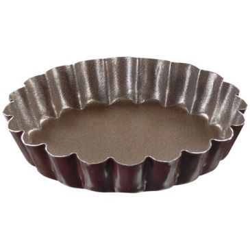 Moule à tartelette cannelée 12 cm - Acier antiadhérent