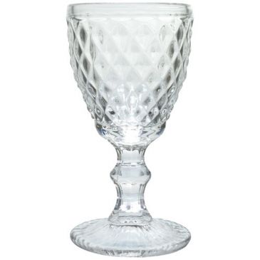 Verre à pied 20 cl Transparent - Diamond