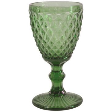 Verre à pied 20 cl Vert - Diamond