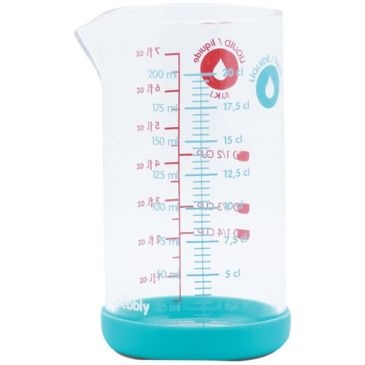 Verre mesureur 0.2 L Bleu